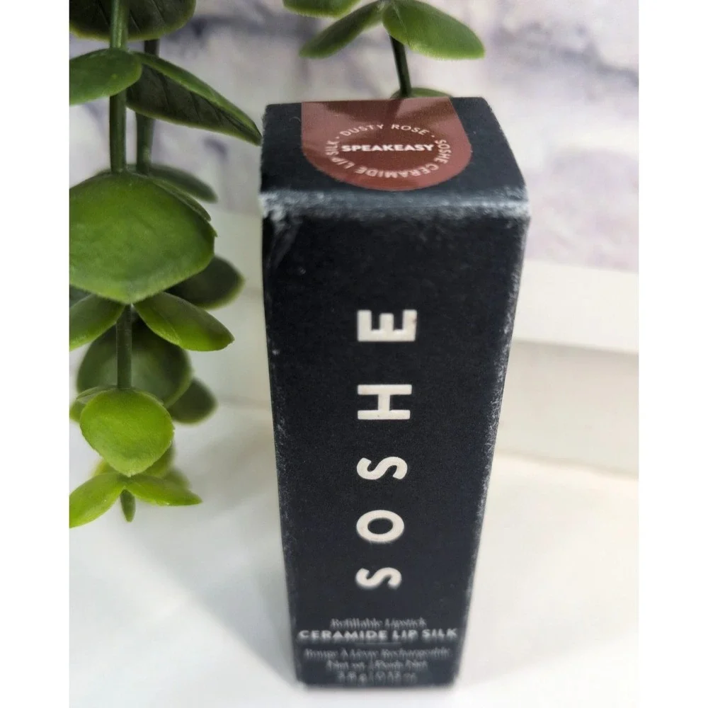 NIB SPEAKEASY!😍Soshe Ceramide Refillable Lip Silk SHEER HYDRATING LIPSTICK